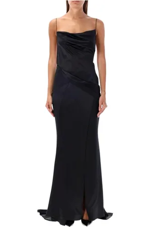 Givenchy Sukienki, Kobieta, Czarny, S, Elegancka Czarna Sukienka Maxi