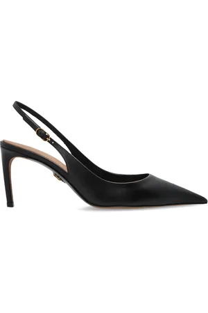 Dolce & Gabbana Buty, Kobieta, Czarny, 39 EU, Skórzane buty na obcasie