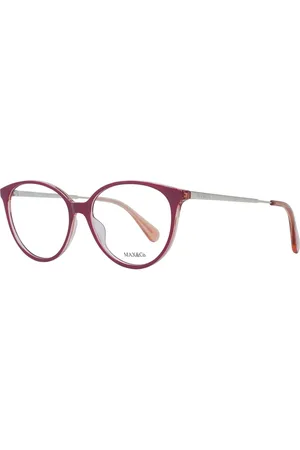 Max&Co. Akcesoria, Kobieta, Czerwony, ONE SIZE, Burgundzkie Okulary Optyczne Cat Eye