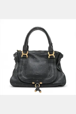 Chloé Pre-owned, Kobieta, Czarny, ONE SIZE, Skóra, Pre-owned Skórzane torebki