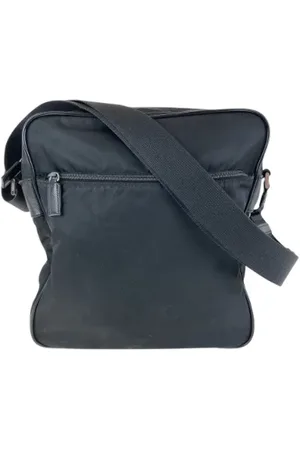 Prada Pre-owned, Kobieta, Czarny, ONE SIZE, Pre-owned Canvas crossbody-bags
