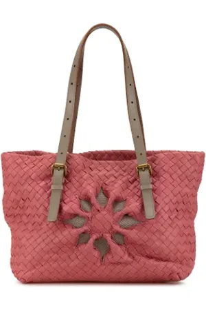 Bottega Veneta Pre-owned, Kobieta, Różowy, ONE SIZE, Skóra, Pre-owned skórzane torby na ramię
