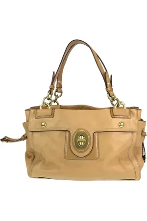 Coach Pre-owned, Kobieta, Beżowy, ONE SIZE, Skóra, Pre-owned Leather totes