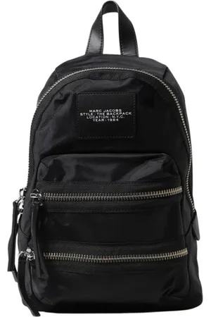 Marc Jacobs Torebki, Kobieta, Czarny, ONE SIZE, Nylon, Elegancki Czarny Plecak Nylonowy