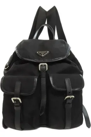 Prada Pre-owned, Kobieta, Czarny, ONE SIZE, Nylon, Pre-owned Nylon prada-bags