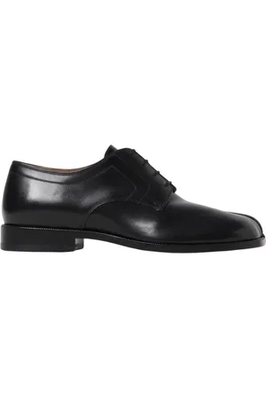 Maison Margiela Buty, Mężczyzna, Czarny, 42 EU, Czarne Brogue Split Toe Oxford Buty