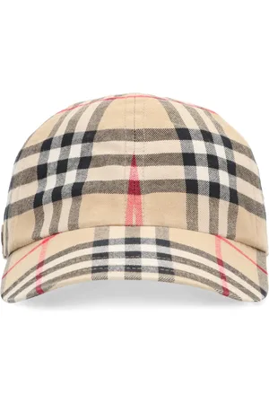 Burberry Akcesoria, Kobieta, Beżowy, S, Vintage Check Baseball Cap