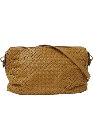 Bottega Veneta Pre-owned, Kobieta, brązowy, ONE SIZE, Skóra, Pre-owned skórzane torby na ramię