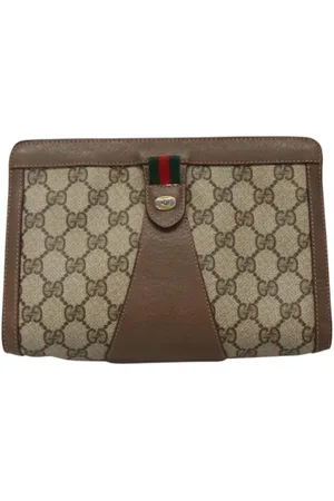 Gucci Pre-owned, Kobieta, Beżowy, ONE SIZE, Skóra, Pre-owned Leather clutches