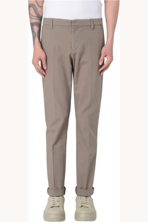 Dondup Spodnie, Mężczyzna, Szary, W36, Stylowe Zielone Spodnie Casual