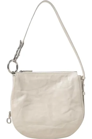Burberry Torebki, Kobieta, Beżowy, ONE SIZE, Półksiężycowa Torba na Ramię w Beżu