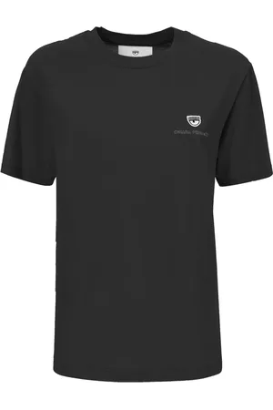 Chiara Ferragni Koszulki, Kobieta, Czarny, S, Stylowe T-shirty i Polo