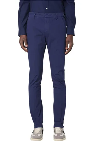 Dondup Spodnie, Mężczyzna, Niebieski, W40, Slim Fit Niebieskie Spodnie Spodnie