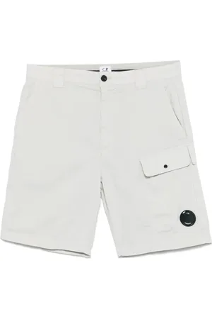C.P. Company Szorty, Mężczyzna, Biały, 2XL, Cargo Bermuda Shorts dla Mężczyzn
