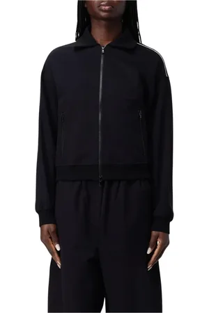 Brunello Cucinelli Bluzy, Kobieta, Czarny, S, Luksusowa Track Jacket