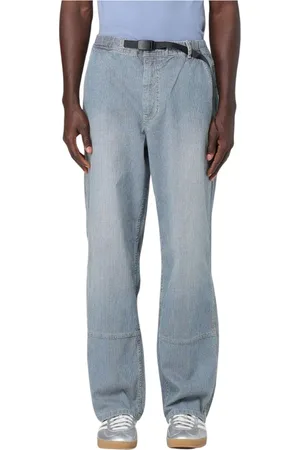 Gramicci Jeansy, Mężczyzna, Niebieski, XL, Denim, Luźne dżinsy w kolorze niebieskim