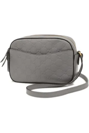 Gucci Pre-owned, unisex, Szary, ONE SIZE, Skóra, Pre-owned Leather gucci-bags