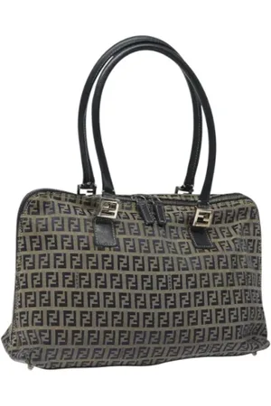 Fendi Pre-owned, Kobieta, Niebieski, ONE SIZE, Skóra, Pre-owned Canvas handbags