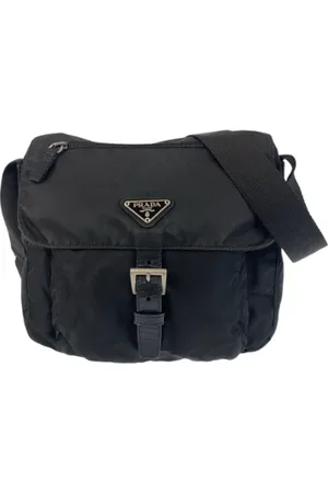 Prada Pre-owned, Kobieta, Czarny, ONE SIZE, Nylon, Pre-owned Canvas crossbody-bags