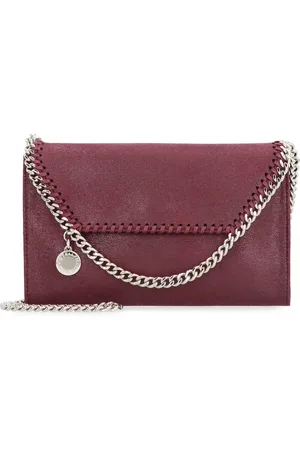 Stella McCartney Torebki, Kobieta, Czerwony, ONE SIZE, Poliester, Mini Shaggy Deer Crossbody Torba