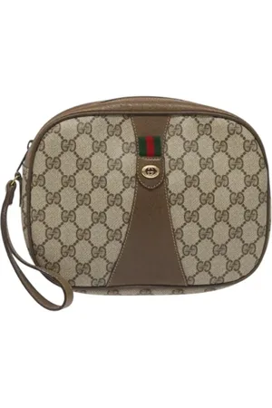 Gucci Pre-owned, Kobieta, Beżowy, ONE SIZE, Skóra, Pre-owned Leather clutches