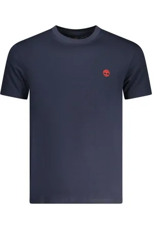 Timberland Koszulki, Mężczyzna, Niebieski, M, Niebieski T-shirt z okrągłym dekoltem
