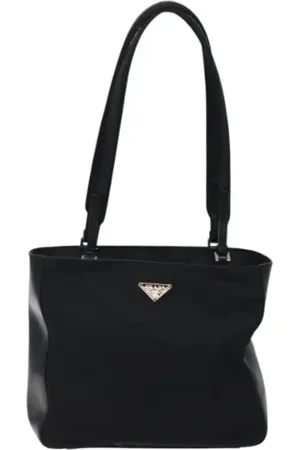 Prada Pre-owned, Kobieta, Czarny, ONE SIZE, Nylon, Pre-owned Nylon handbags