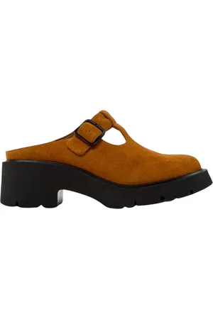 Camper Buty, Kobieta, brązowy, 37 EU, Zamsz, Chunky Sole High Heel Sandały