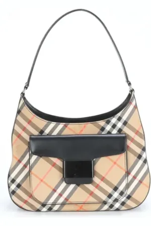 Burberry Pre-owned, Kobieta, Beżowy, ONE SIZE, Skóra, Pre-owned Canvas handbags