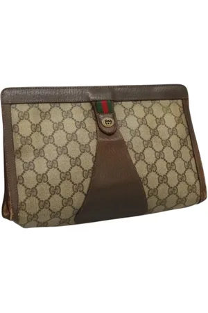 Gucci Pre-owned, Kobieta, Beżowy, ONE SIZE, Skóra, Pre-owned Leather clutches
