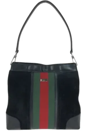 Gucci Pre-owned, Kobieta, Czarny, ONE SIZE, Skóra, Pre-owned Suede gucci-bags
