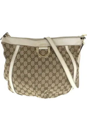 Gucci Pre-owned, Kobieta, Beżowy, ONE SIZE, Skóra, Pre-owned Canvas gucci-bags