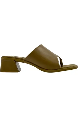 Camper Buty, Kobieta, Zielony, 39 EU, Zielone Sandały na Obcasie