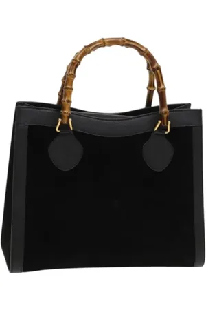 Gucci Pre-owned, Kobieta, Czarny, ONE SIZE, Skóra, Pre-owned Suede handbags