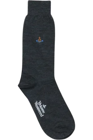 Vivienne Westwood Bielizna, Mężczyzna, Zielony, L, Orbed Logo Luksusowe Skarpety