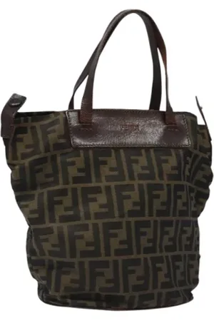 Fendi Pre-owned, Kobieta, brązowy, ONE SIZE, Skóra, Pre-owned Canvas handbags
