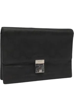 Gucci Pre-owned, Kobieta, Czarny, ONE SIZE, Pre-owned Canvas clutches