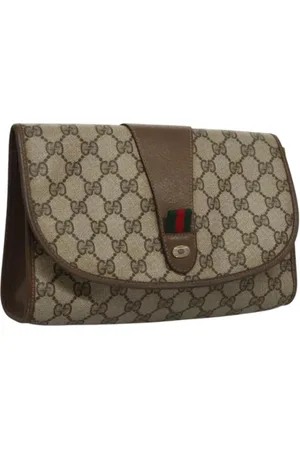 Gucci Pre-owned, Kobieta, Beżowy, ONE SIZE, Skóra, Pre-owned Leather clutches
