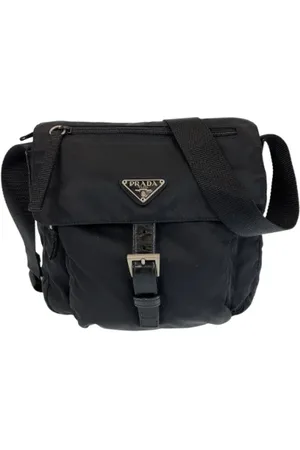 Prada Pre-owned, Kobieta, Czarny, ONE SIZE, Nylon, Pre-owned Canvas shoulder-bags