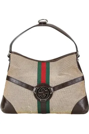 Gucci Pre-owned, Kobieta, brązowy, ONE SIZE, Skóra, Pre-owned Canvas gucci-bags
