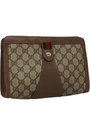 Gucci Pre-owned, Kobieta, Beżowy, ONE SIZE, Skóra, Pre-owned Leather clutches