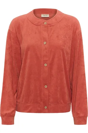 Cream Swetry, Kobieta, Pomarańczowy, M, Sweter Cardigan Bruschetta Styl
