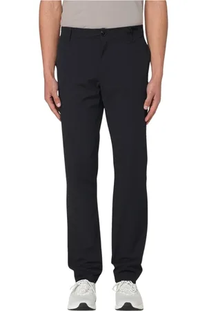Armani Exchange Spodnie, Mężczyzna, Czarny, W34, Uniwersalne Czarne Spodnie Stretch