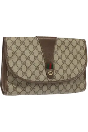 Gucci Pre-owned, Kobieta, Beżowy, ONE SIZE, Skóra, Pre-owned Leather clutches