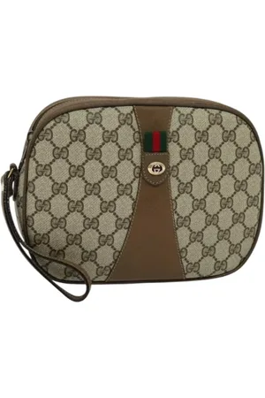 Gucci Pre-owned, Kobieta, Beżowy, ONE SIZE, Skóra, Pre-owned Leather clutches