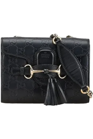 Gucci Pre-owned, Kobieta, Czarny, ONE SIZE, Skóra, Pre-owned Leather gucci-bags