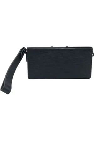 LOUIS VUITTON Pre-owned, Mężczyzna, Czarny, ONE SIZE, Skóra, Pre-owned skórzane portfele