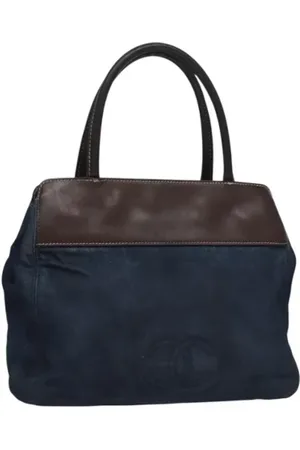 CHANEL Pre-owned, Kobieta, Niebieski, ONE SIZE, Skóra, Pre-owned Canvas handbags