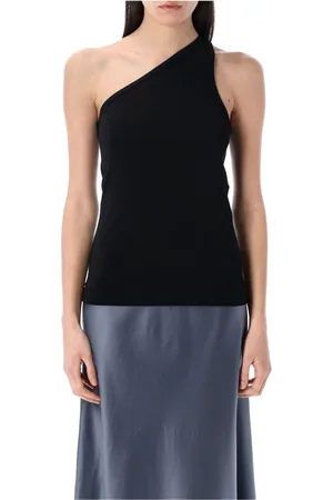 By Malene Birger Koszulki, Kobieta, Czarny, S, Elegancki Top Jaklin dla Kobiet