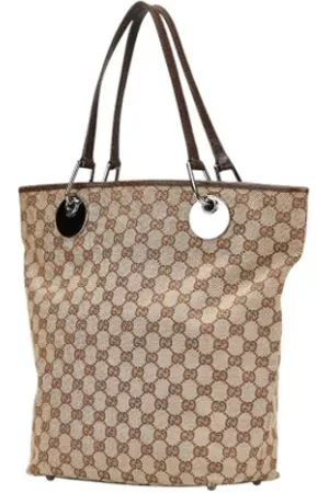 Gucci Pre-owned, Kobieta, brązowy, ONE SIZE, Skóra, Pre-owned Canvas gucci-bags